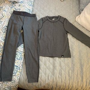 REI Kids Base Layers - top and bottom set, size XS